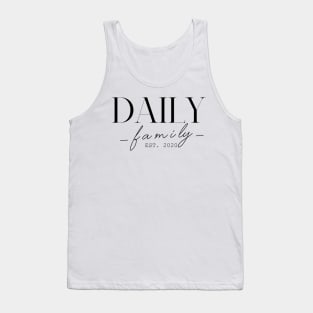 Daily Family EST. 2020, Surname, Daily Tank Top